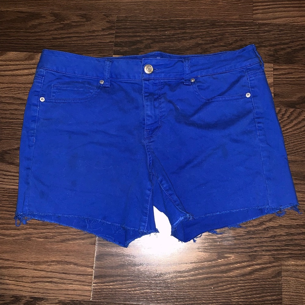 Bright Blue Colored Shorts